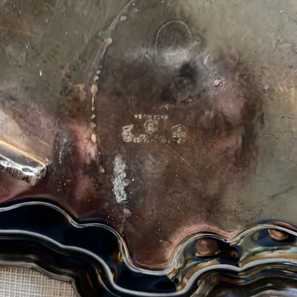 Silver serving tray - Picture 2 of 4